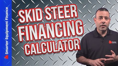 in house financing skid steer|skid steer financing calculator.